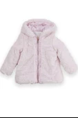 Kız Çocuk Kapşonlu Dışı Peluş Ceket - 10