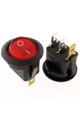 Ic-131 Yuvarlak Işıklı Anahtar On-off 3p 2 Li Paket Halinde - 1