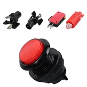 Ayt IC-180J-1 Atari Butonu 12V Ledli Kafa Çapı 24mm Delik Çapı 24mm Anahtar Düğme - 2