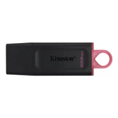Kingston 256 GB USB3.2 Gen 1 DataTraveler Exodia Siyah - Pembe Flash Bellek thumbnail 1