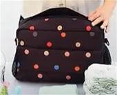 Boubou Bebek Arabası Organizer Çanta Siyah Puantiyeli thumbnail 1