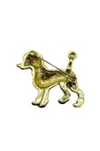 Kristal Taşlı Siyah Poodle Köpek Broş thumbnail 4