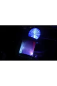 7 Renkli RGB Led Işıklı Lüx Oto Küllük Kapaklı Spor Araç İçi Küllük Araba Küllüğü - 2