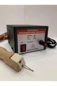 KA Power 926 Ahşap Dekorasyon Havyası Metal Kutulu Ahşap Saplı Ağaç Yakma Havyası - 1