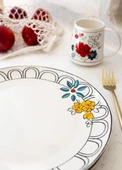 The Mia DNR0054 Fiore Servis Tabağı 6 Lı Set - 27 Cm - 1