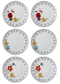 The Mia DNR0054 Fiore Servis Tabağı 6 Lı Set - 27 Cm - 4