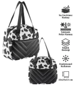 Kamp Piknik Termal Soğutucu Yalıtımlı Buzluk Termos Çanta 10 Lt - 970 Dalmaçya Desenli thumbnail 2