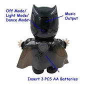 Pilli Işıklı Dans Eden Robot Batman Dance Hero Batman 20 CM - 4