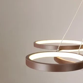 Accor / 55x85 cm / Sarkıt Avize / Antrasit Gövde / 3 Renk Işık - 5