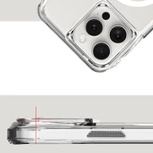 Apple iPhone 16 Pro Kılıf Magsafe Şarj Özellikli Airbagli Şeffaf Zore İncek Kapak thumbnail 7