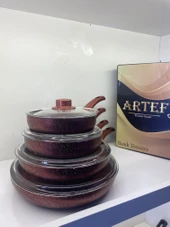 ARTEF GRANİT KAPAKLI TAVA SETİ - 1