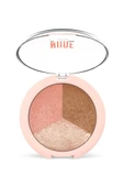 Golden Rose Nude Look Baked Trio Face Powder - 1