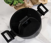 SAMBONET TITAN PRO NON-STİCK KAPAKLI DERİN TENCERE 24 CM - 1