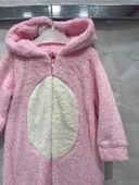 ugurbocegicocuk Panda Baskılı Kapşonlu Welsoft Bebek Tulum 1223 - 9
