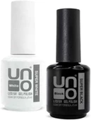 Fontenay Uno Super White Beyaz 15ml & Super Black Siyah Kalıcı Oje 15 ml - 1