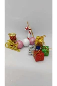 Yıllbaşı Çam Ağacı Süsü Karışık Noel Ağacı Süsü 12 Li 3 cm - 1