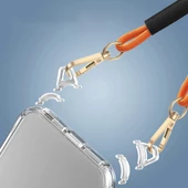 Apple iPhone 15 Kılıf Airbagli Takılabilir Askı Aparatlı Redclick Snap Silikon Kapak thumbnail 5