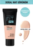 Maybelline New York Fit Me Matte 220 Natural Beige Fondöten thumbnail 1