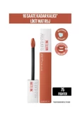 Maybelline New York Super Stay Matte Ink 75 Fighter Ruj thumbnail 1