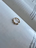 İNCİLİ MİNİ SIKIŞTIRMALI KIKIRDAK KÜPE thumbnail 1