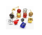 Yıllbaşı Çam Ağacı Süsü Karışık Noel Ağacı Süsü 12 Li 3 cm - 4