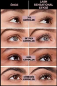 Maybelline New York Lash Sensational Waterproof Siyah Maskara - 3
