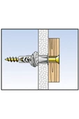 FİSCHER UX 10*60 KENARLI ÜNİVERSAL DÜBEL 600 LÜ - 5