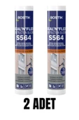 Bostik S564 Nötral Cephe Silikonu Beyaz x2 Adet thumbnail 1