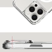 Apple iPhone 16 Pro Kılıf Magsafe Şarj Özellikli Airbagli Şeffaf Redclick İncek Kapak thumbnail 6