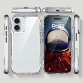 Apple iPhone 16 Kılıf Airbagli Şeffaf Redclick İncek Kapak - 5