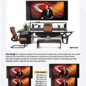 DERİ ÜZERİ UV BASKILI ÇERÇEVELİ MAKAM ATATÜRK PANOSU 14-65*140 - 1