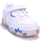 Vicco Monaco 346F24K304 Beyaz Mavi Ortopedik Günlük Erkek Çocuk Spor Ayakkabı thumbnail 1