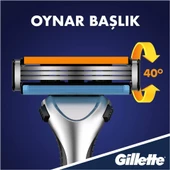 Gillette Sensor 3 Tıraş Makinesi + 6 Yedek Tıraş Bıçağı - 5