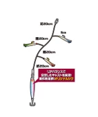 Hayabusa HA 281 Jigging Sabiki 3lü Çaparili SET Light Jig Suni Yem  40 gr - 2