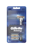 Gillette Sensor 3 Tıraş Makinesi + 6 Yedek Tıraş Bıçağı - 2