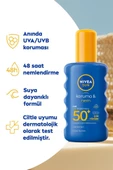 Nivea Sun Koruma&Nem SPF 50+ Nemlendirici Güneş Koruyucu 200 ml - 3
