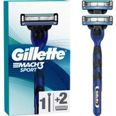 Gillette Mach 3 Sport Tıraş Makinesi 2'li Yedek Tıraş Bıçağı - 2