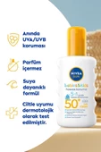 Nivea Sun SPF50+ Koruma&Bakım Hassas Cilt Çocuk Güneş Spreyi 200 ml - 2