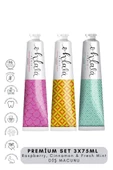 Ohlala Raspberry, Cinnamon&Fresh Mint Premium Set 3 x 75 ml Diş Macunu Seti - 1