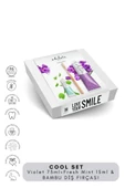 Ohlala Violet mint 75 ml+Fresh Mint 15 ml+Bambu Diş Fırçası Diş bakım Set - 2