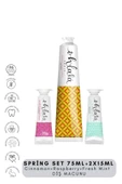 Ohlala Cinnamon 75 ml+Fresh Mint 15 ml+Raspberry Mint 15 ml Spring Diş Bakım Set - 1