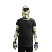 Captain Fisherman Style SET Cap+Eldiven+Kolluk+Buff  Camo Green - 1
