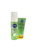 Nivea Yüz Yıkama Köpüğü 150 ml+Pirinç Yüz Peelingi 75 ml Yüz Bakım Seti - 1