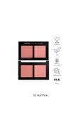 Pastel Profashıon Duo Blush Set Cheek To Cheek No:10 Hot Pink - 2