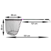 Captain 6783 Kepçe Tek Parça 120cm Alüminyum Saplı 70x60cm  Rubber Tor - 1