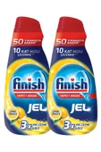 Finish Hepsi Bir Arada Bulaşık Makinesi Deterjanı Sıvı Jel Limon 2000 ml (1000 ML X 2'Lİ) - 2