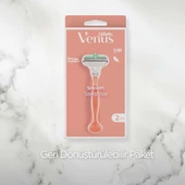 Gillette Venus Smooth Sensitive Tıraş Makinesi ve 2 Adet Yedek Başlık - 5
