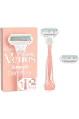 Gillette Venus Smooth Sensitive Tıraş Makinesi ve 2 Adet Yedek Başlık - 2