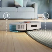 Philips HomeRun 3000 Serisi Aqua XU3000/02 Beyaz Akıllı Robot Süpürge - 10