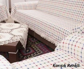 Buldan Pamuklu Maxi Koltuk-Çekyat Örtüsü (3+3) - 6